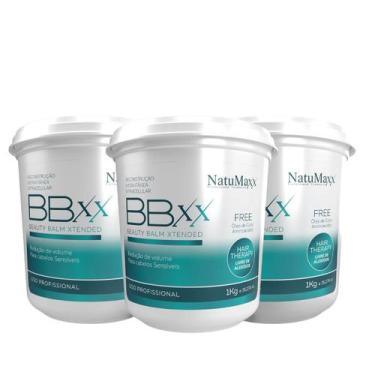 Imagem de Kit 3 Redutor de Volume Livre de formol Bbxx Beauty Balm Xtended Free 