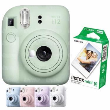 Imagem de Câmera Fujifilm Instax Mini 12 Verde Menta Revela Foto + 10 Fotos, Ver