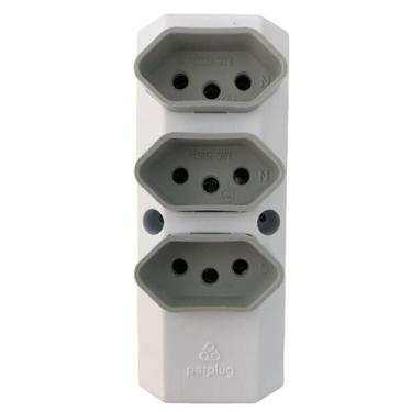 Imagem de Régua Tomada Barra Tripla 20a + Plugue - Perplugue