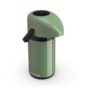 Imagem de Garrafa Térmica Mesa Verona Pressão 0,600 ml p/ Café Chá Suco - Uniter