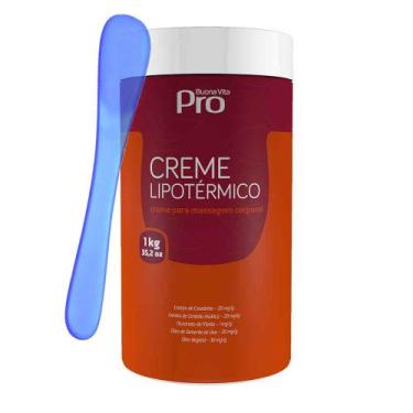Imagem de Creme Lipotérmico 1Kg Buona Vita - Termogênico Redutor de Gordura e Ce