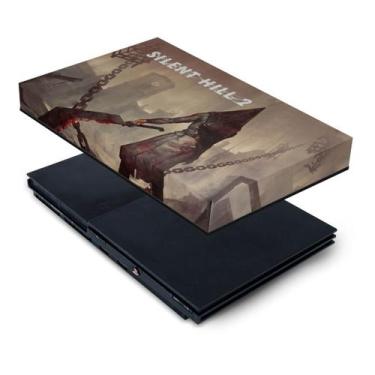 Imagem de Capa Compatível PS2 Slim Anti Poeira - Silent Hill 2 - Pop Arte Skins