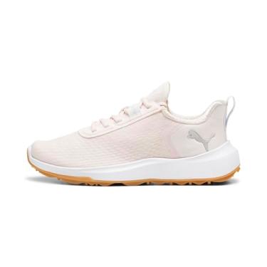 Imagem de PUMA GOLF Fusion Crush Tênis esportivo feminino, 38, branco, Goma rosa gelada, 37