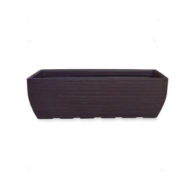 Imagem de Vaso Jardineira Floreira Decorativo Polietileno 80X30 Café - Foster Pl