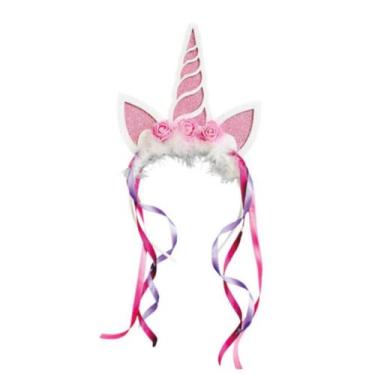 Imagem de Tiara Carnaval Unicórnio Glitter EVA Vivarte - Inspire sua Festa Loja