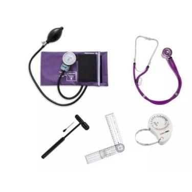 Imagem de Kit Fisioterapia Completo Goniômetro Trena Martelo Esteto - PAMED - P.