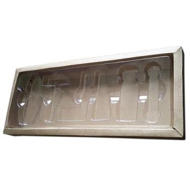 Imagem de Caixa Kraft para Ferramentas de Chocolate - Crystal Forming