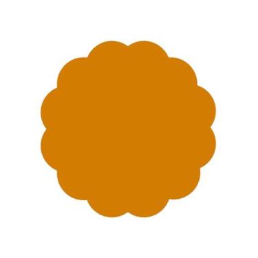 Imagem de Fundo para Docinhos Laranja Chapado - 9cm - Curifest