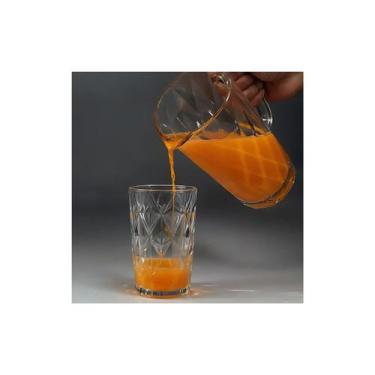 Imagem de Jogo 2 Jarras Moderna Vidro 1 L Resistente Agua Sucos Bebidas - The Fl