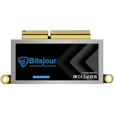 Imagem de Bitsjour Atualização de SSD NVMe de 512 GB para MacBook Pro 2016-2017 de 13 polegadas A1708 EMC 2978/3164 sem modelo Touchbar, interface Mac sem adaptador, macOS pré-instalado