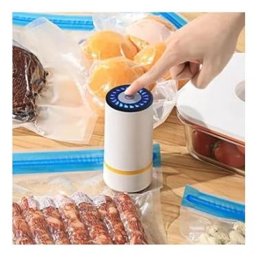 Imagem de Bomba de Sucção Para Sacos de Armazenamento a Vácuo Bomba Elétrica Portátil Para Alimentos