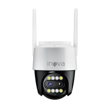 Imagem de Câmera de Vigilância 4K para Ambientes Externos/Internos, Controle por APP, Zoom 8x, Visão Noturna Infravermelha, Rotação 355°/90°, IP66 à Prova d'Água-(MD-30162)