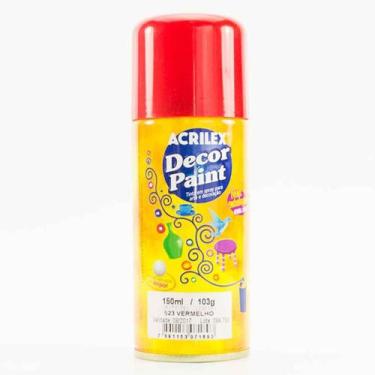 Imagem de Spray 150ml Vermelho 523 Acrilex, Unico