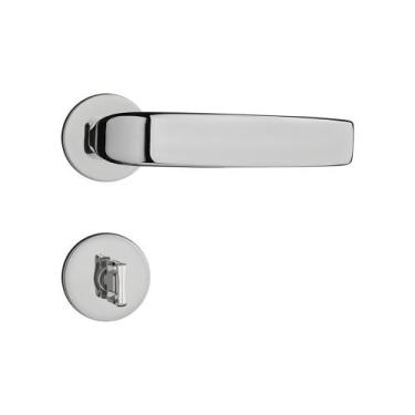 Imagem de Fechadura Pado Zamac Banheiro Victoria 55mm, Cromado