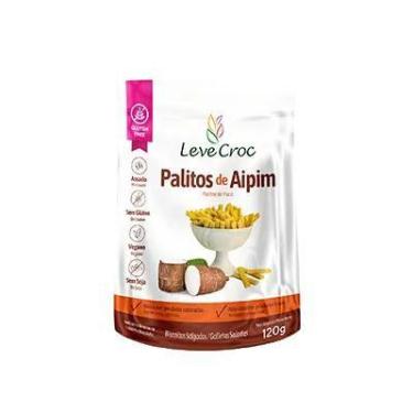 Imagem de Biscoito Palito Aipim Sem Glúten Leve Croc 120g