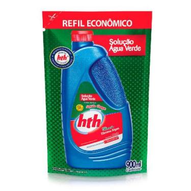Imagem de Algicida De Choque Refil 900ml Solução Água Verde - Hth
