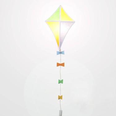 Imagem de Abajur De Parede Pipa Colorida Quarto Bebê Infantil Menino - Potinho d