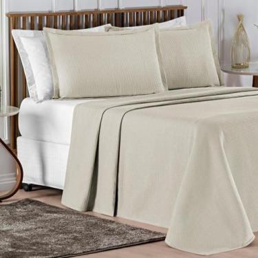 Imagem de Cobreleito King Size 100% Algodão Lisboa 03 Pçs Super Elegante CHARM -