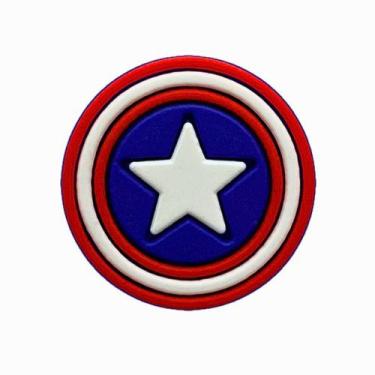 Imagem de Aplique Kit 10 Peças Escudo Capitão Americ Emborrachado - RAE