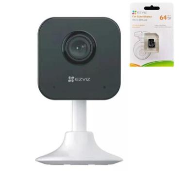 Imagem de Câmera de segurança Wi-Fi Ezviz H1C FullHD 2MP + Cartão 64GB