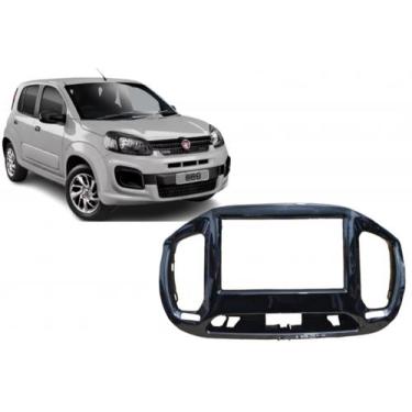 Imagem de Moldura 2 din dvd multimidia uno vivace 2015/21 black piano - JHOLSOM 