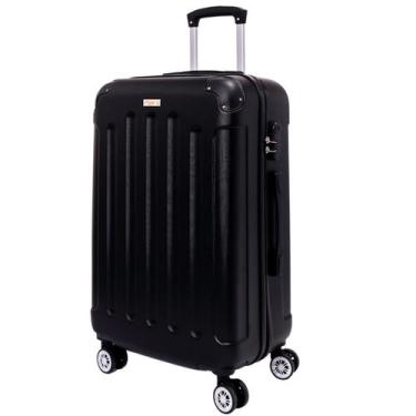 Imagem de Mala De Viagem Rígida Reforçada 360 Média Anac Clavos Preto, Mala Viag