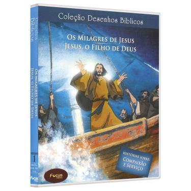 Imagem de Desenhos Biblicos - Vol 1 - Os Milagres De Jesus/Jesus O Filho De Deus
