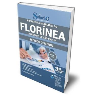 Imagem de Apostila Prefeitura de Florínea - SP - Técnico Contábil
