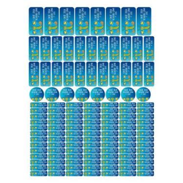 Imagem de 129 Etiquetas Escolares Personalizado Vinil Borboleta - Tectoner, Borb