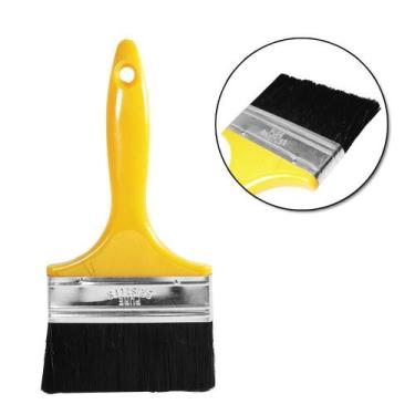 Imagem de Pincel / Trincha Pintura Cabo Plastico Amarelo 4'' 100Mm - Barcelona