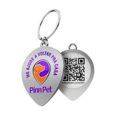 Imagem de Plaquinha De Identificação Qr-Code Pinn Pet Inteligente