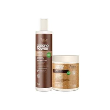 Imagem de Apice Kit Gelatina 300ml + Creme De Pentear 500g Crespo Power