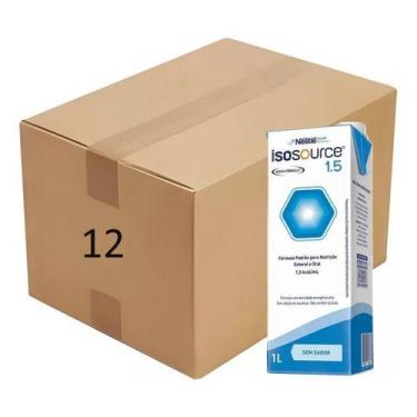 Imagem de Kit 12 Un Isosource 1.5 1000ml - Nestlé Sabor Baunilha