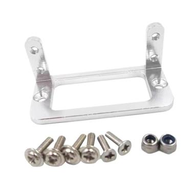 Imagem de YIJU Servo Mount Servo Bracket com parafusos Acessórios Peça de reposição Peça de atualização Servo Stand Liga de alumínio para S3003 RC Barcos Brinquedo