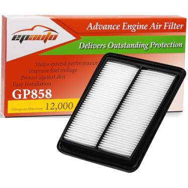 Imagem de EPAuto GP858 (CA11858) Substituição para filtro de ar de painel rígido Nissan para Rogue (2014-2021), Rogue Sport (2017-2021), Qashqai (2017-2021)