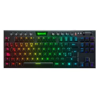 Imagem de Teclado Gamer Redragon Horus K621-RGB-PRO Switch Red 80%, preto