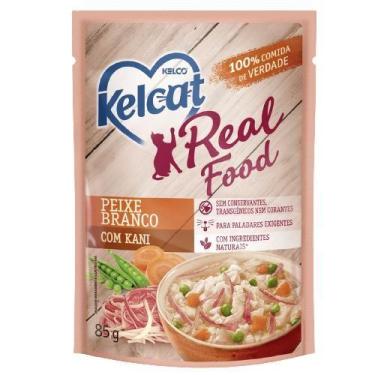 Imagem de Ração Úmida Kelcat Para Gatos Sabor Peixe Com Kani - 85g - KELCO
