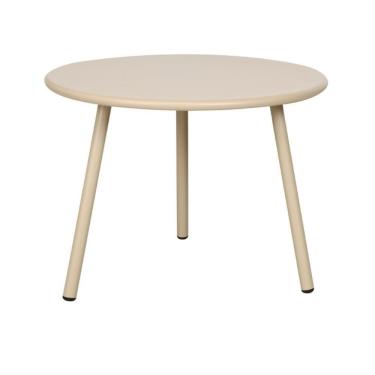 Imagem de Mesa De Centro Redonda Noronha Fratini 60 Cm (largura) Em Aço Cor Nude área Externa