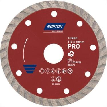 Imagem de Disco Diamantado Norton Econ Turbo Seco Agua 110Mm