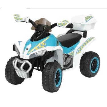 Imagem de Mini Quadriciclo  Eletrico infantil Branco - 6v Importway