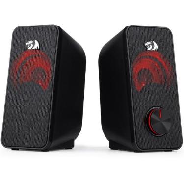 Imagem de Caixa de Som Redragon GS500 Stentor, LED, 3W x 2, P2 - GS500