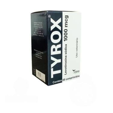 Imagem de Repositor Hormonal para Cachorro Cepav Tyrox 1000mg 60 Comp