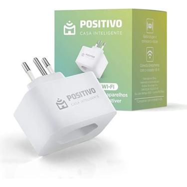 Imagem de Tomada Inteligente Positivo Smart Plug Wi-Fi 10A/1000W, Branco