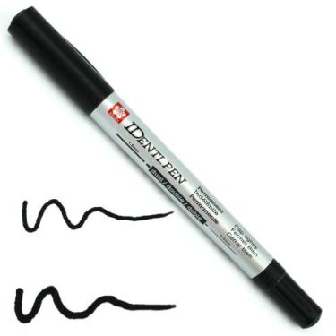 Imagem de Caneta Identi-pen 02 Pontas Xyk Bk-preta - SAKURA, PRETA