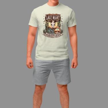 Imagem de Camisetas Básica Masculina Moda De Country confortável Manga Curta Gol