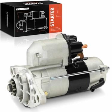 Imagem de A-Premium Motor de arranque compatível com Isuzu NPR 2007-2009, NPR-HD 2008-2024, NPR-XD 2015-2022, NQR/NRR 2008-2024, 5.2L, 12V 3.0KW 11 dentes no sentido horário