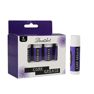 Imagem de 8 Piece Saxophone Clarinet Cork Grease, Lubricating Tube Cleaning Care Product for Clarinets, Saxophones, Oboes, Flutes, Bass Clarinets, Etc.