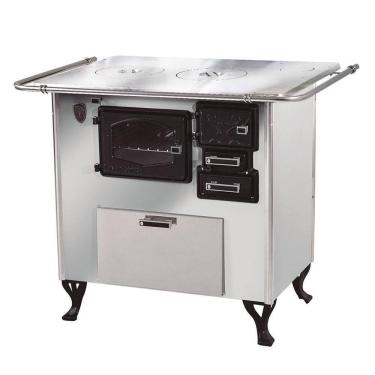 Imagem de Fogão A Lenha C Forninho Esq Inox Fornos Pinhal Alumínio N2