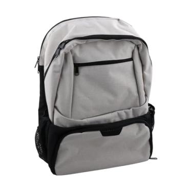 Imagem de menolana Bolsa de tênis de mochila de badminton com copos Strap Sports Backpackball Bag de Backleball para Squash Racquetball Viagem de Racquetball, Bege