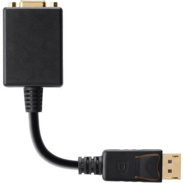 Imagem de Cabo Adaptador Conversor Vídeo Displayport Macho X Vga Fêmea